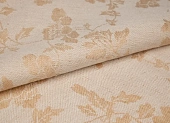 Ткань лен цветы бежевый ш 1,8 (лен 53% хлопок 47%) Ткань лен цветы бежевый ш 1,8 (лен 53% хлопок 47%)