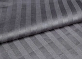 Ткань сатин-страйп графитовый 1см ш 2,4 (хлопок 100%) Ткань сатин-страйп графитовый 1см ш 2,4 (хлопок 100%)