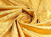 Ткань трикотаж голограмма золотистый ш 1,5 (пэ 100%) Ткань трикотаж голограмма золотистый ш 1,5 (пэ 100%)