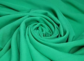 Ткань плательная однотон. ярко-зеленый ш 1,5 (вискоза 100%) Ткань плательная однотон. ярко-зеленый ш 1,5 (вискоза 100%)