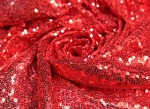 Ткань с пайетками красный ш 1,4 (пэ 100%) Ткань с пайетками красный ш 1,4 (пэ 100%)