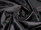 Ткань подкладочная жаккард черный ш 1,4 (вискоза 100%) Ткань подкладочная жаккард черный ш 1,4 (вискоза 100%)