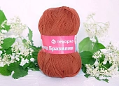 Пряжа Кроссбред Бразилии теракотовый (100гр 500м) (шерсть меринос 50% акрил 50%) Пряжа Кроссбред Бразилии теракотовый (100гр 500м) (шерсть меринос 50% акрил 50%)