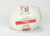 Пряжа Каскад белый (100гр 125м) (шерсть мериносовая 40% акрил 60%) Пряжа Каскад белый (100гр 125м) (шерсть мериносовая 40% акрил 60%)
