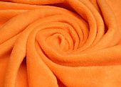 Флис однотон. оранжевый ш 1,5 (пэ 100%)