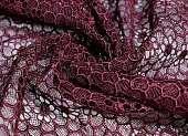 Ткань кружевное полотно бордовый ш 1,2 (пэ 100%) Ткань кружевное полотно бордовый ш 1,2 (пэ 100%)