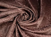 Ткань жаккард однотон.щоколад ш 1,5 (пэ 100%)