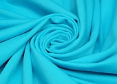 Ткань трикотаж футер бирюзовый ш 1,85(хлопок 95% эл 5%) Ткань трикотаж футер бирюзовый ш 1,85(хлопок 95% эл 5%)