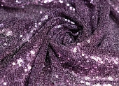 Ткань с пайетками лиловый ш 1,4 (пэ 100%) Ткань с пайетками лиловый ш 1,4 (пэ 100%)