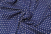 Ткань плательная вискоза твил горох темно синий ш 1,40 (вискоза 97% эл 3%) Ткань плательная вискоза твил горох темно синий ш 1,40 (вискоза 97% эл 3%)