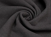 Ткань пальтовая однотон. черный ш 1,4 (вискоза 20% пэ80%)