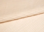 Вельвет однотон. рубчик средний светло-бежевый ш 1,5 (хлопок 100%) Вельвет однотон. рубчик средний светло-бежевый ш 1,5 (хлопок 100%)