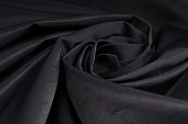 Ткань костюмная Луксор черный ш 1,5 (вискоза 60%  пэ 40%)