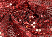Ткань с пайетками красно-черный ш 1,15 (пэ 100%) Ткань с пайетками красно-черный ш 1,15 (пэ 100%)