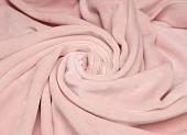 Ткань велюр однотон. пудровый ш 1,45 (пэ 92% эл 8%)