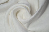 Ткань лен "с эффектом мятости" белый ш 1,45 (лен 100%) 
