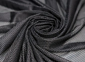 Ткань подкладочная трикотажная сетка черный ш 1,0 (пэ 100%) Ткань подкладочная трикотажная сетка черный ш 1,0 (пэ 100%)