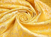 Ткань парча цветы желто-золотой ш 1,1(пэ 100%) Ткань парча цветы желто-золотой ш 1,1(пэ 100%)