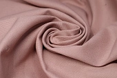 Ткань костюмная однотон. пудровый ш 1,45 (хлопок 96%  эл 4%)