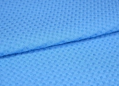 Ткань вафельное полотно голубой ш 1,5 (хлопок 100%) Ткань вафельное полотно голубой ш 1,5 (хлопок 100%)
