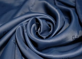 Ткань подкладочная жаккард синий ш 1,4 (вискоза 100%) Ткань подкладочная жаккард синий ш 1,4 (вискоза 100%)