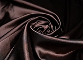 Ткань атлас однотон.темно-коричневый ш 1,5 (пэ 100%) стрейч Ткань атлас однотон.темно-коричневый ш 1,5 (пэ 100%) стрейч