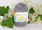 Пряжа Пехорка Детская новинка стальной (50гр 200м) (акрил100%) Пряжа Пехорка Детская новинка стальной (50гр 200м) (акрил100%)