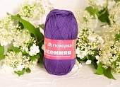 Пехорка весенняя фиолетовый (100гр 250м) (100% хлопок мерсеризованный) Пехорка весенняя фиолетовый (100гр 250м) (100% хлопок мерсеризованный)