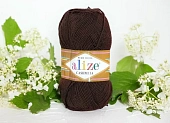 Пряжа Alize cashmira шоколад (100гр 300м) (шерсть 100%)