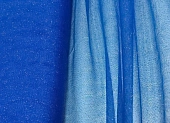Ткань фатин с блестками бирюзовый ш 1,5 (пэ 100%)