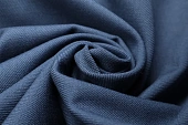 Ткань костюмная однотонн. т.морская волна  ш 1,5 (шерсть 38% пэ 62%) 