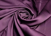 Ткань шелк однотон. баклажановый ш 1,5 (эл 3% пэ 97%) Ткань шелк однотон. баклажановый ш 1,5 (эл 3% пэ 97%)
