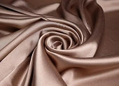 Ткань атлас капучино ш 1,45 (эластан 4% пэ 96%) 
