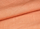 Ткань лен однотон. светло-ораньжевый ш 1,5 (лен 100%) Ткань лен однотон. светло-ораньжевый ш 1,5 (лен 100%)