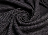 Ткань трикотаж резинка черный ш 1,6 (вискоза 30% спандекс 6% пэ 64%) тонкий Ткань трикотаж резинка черный ш 1,6 (вискоза 30% спандекс 6% пэ 64%) тонкий