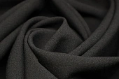 Ткань креп черный ш 1,5 (пэ 100%) стрейч