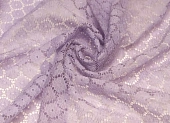 Ткань гипюр цветы сиреневый ш 1,1 (пэ 100%) Ткань гипюр цветы сиреневый ш 1,1 (пэ 100%)