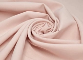 Ткань габардин однотон.св.розовый ш 1,4 (пэ 100%)