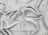 Ткань шелк однотон. светло-серый ш 1,5 (эл 3% пэ 97%) Ткань шелк однотон. светло-серый ш 1,5 (эл 3% пэ 97%)