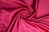 Ткань атлас матовый фуксия ш 1,45 (пэ 97% эл 3%) стрейч