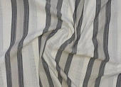 Ткань с принтом полоска средняя бело-серый ш 1,4 (хлопок 60% вискоза 35% пэ 15%) Ткань с принтом полоска средняя бело-серый ш 1,4 (хлопок 60% вискоза 35% пэ 15%)