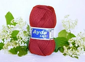 Пряжа Aida lux 100 красный (100гр 265м) (акрил 100%) Пряжа Aida lux 100 красный (100гр 265м) (акрил 100%)