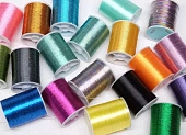 Нитки люрикс цветные 100-200 метров (в ассортименте) Нитки люрикс цветные 100-200 метров (в ассортименте)
