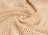 Ткань трикотаж сетка бежевый ш 1,5 (пэ 100%) Ткань трикотаж сетка бежевый ш 1,5 (пэ 100%)