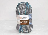 Пряжа Yarn Art Crazy Color серо-фиолетовый (100гр 260м) (шерсть 25% акрил 75%) Пряжа Yarn Art Crazy Color серо-фиолетовый (100гр 260м) (шерсть 25% акрил 75%)
