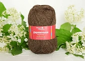 Пряжа Деревенька натуральный коричневый (100гр 170м) (шерсть 100%) Пряжа Деревенька натуральный коричневый (100гр 170м) (шерсть 100%)
