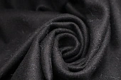Ткань костюмная фланель черный ш 1,5 (шерсть 70% пэ 30%) Ткань костюмная фланель черный ш 1,5 (шерсть 70% пэ 30%)