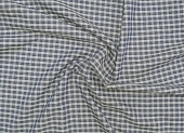 Ткань сорочечная клетка мелкая сине-серый ш 1,5 (хлопок 100%) Ткань сорочечная клетка мелкая сине-серый ш 1,5 (хлопок 100%)
