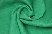 Ткань лен "с эффектом мятости" зеленый ш 1,45 (лен 100%) Ткань лен "с эффектом мятости" зеленый ш 1,45 (лен 100%)
