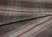 Ткань костюмно-плательная клетка коричневый ш 1, 5 (шерсть 80% пэ 20% ) Ткань костюмно-плательная клетка коричневый ш 1, 5 (шерсть 80% пэ 20% )